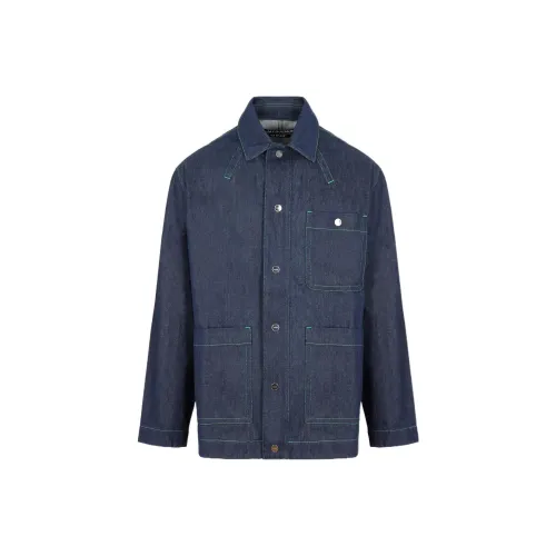 Jacquemus Denim Jackets Men Blue