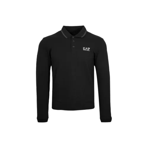 EMPORIO ARMANI EA7 Polo Shirts Men Black