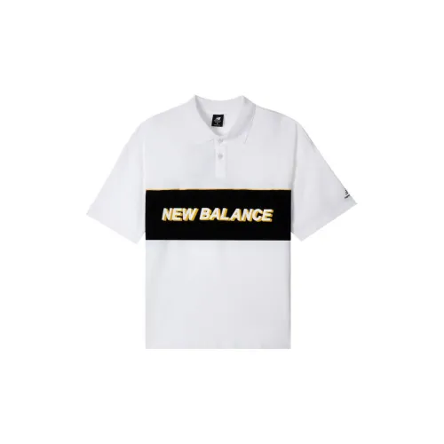 New Balance Polo Shirts Men White