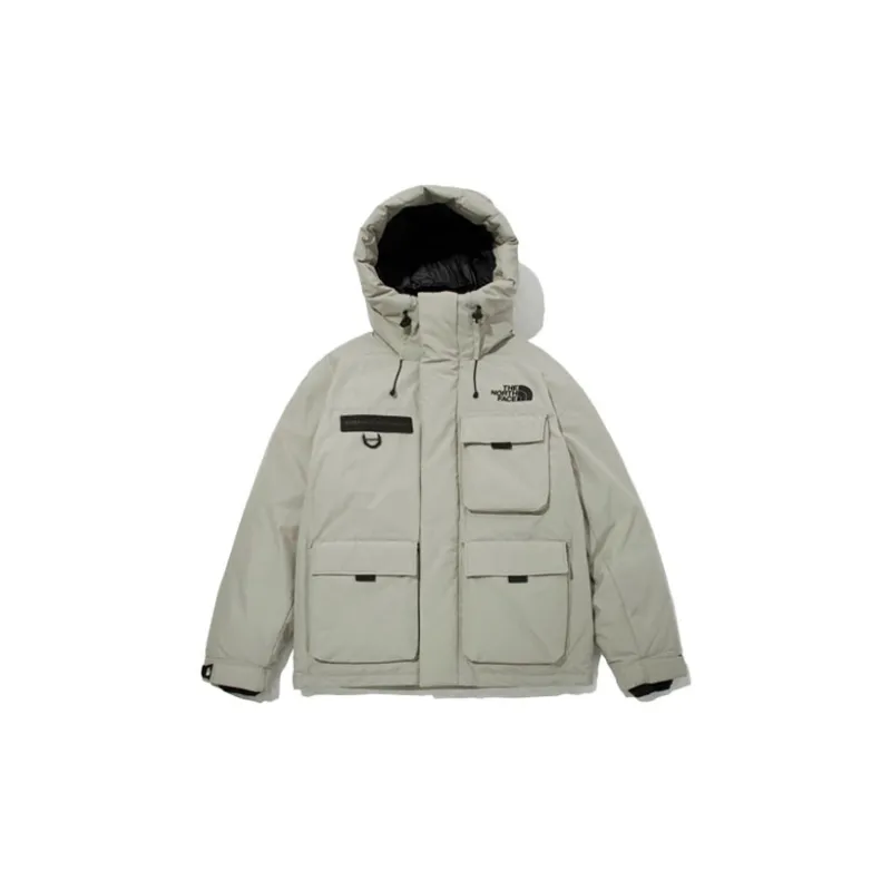THE NORTH FACE Eco Polar Air Down Jacket Grayish Beige Korea 