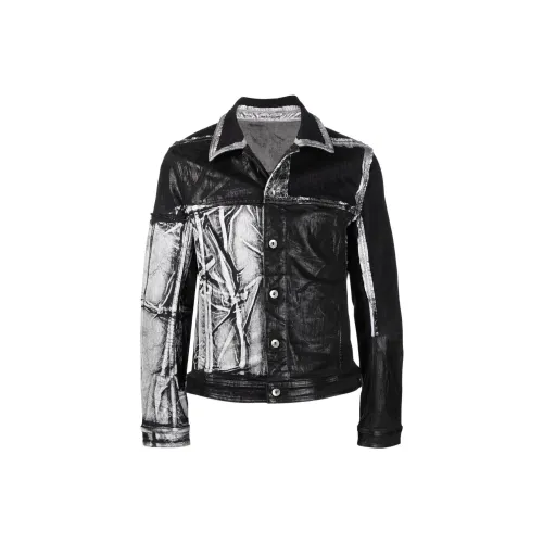 Rick Owens DRKSHDW Denim Jackets Men Black