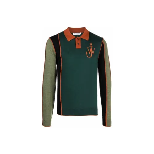 JW Anderson Polo Shirts Men Green