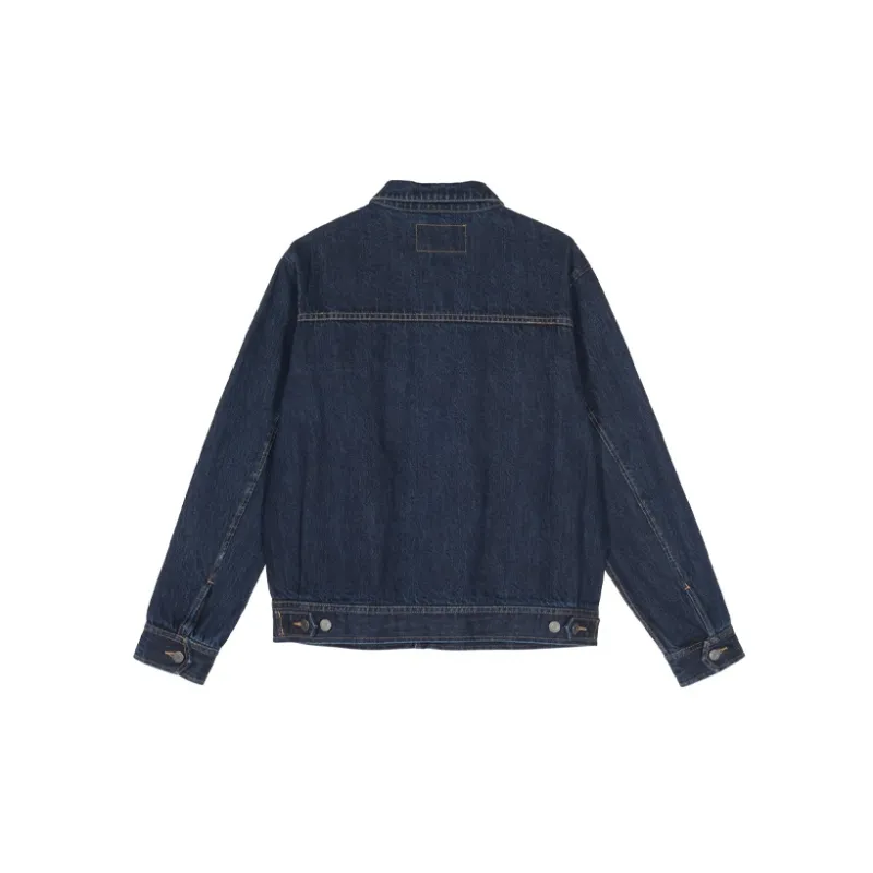 Stussy Denim Jackets Unisex Blue-1