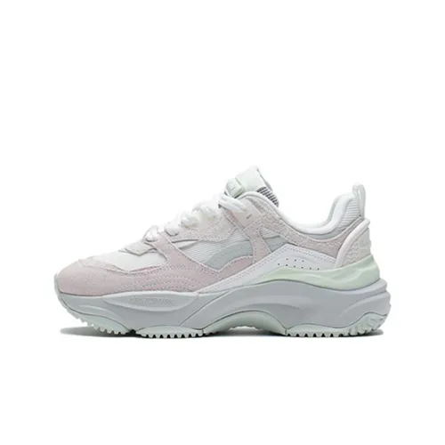 LINING CF Tracing Casual Shoes Women's Low-Top Mist White/Water Mist Gray