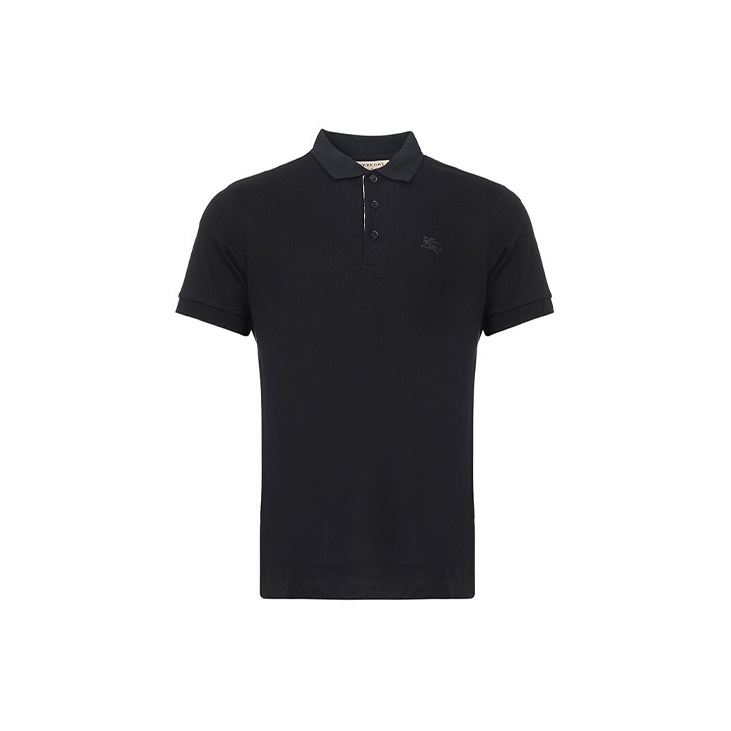 Burberry Black Short Sleeve Polo buying SZ 2