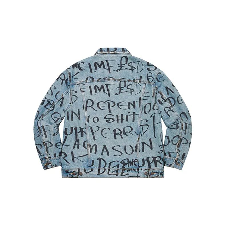 Supreme Black Ark Denim Trucker Jacket-4