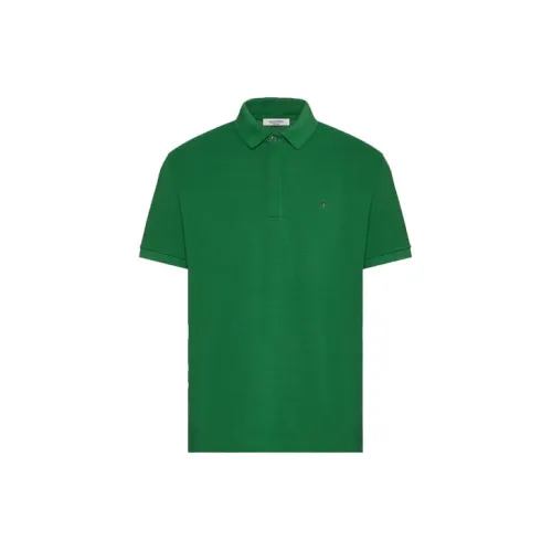 Valentino Polo Shirts Men Green