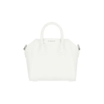 GIVENCHY Cow Leather Handbag Shoulder Bag Crossbody Bag Mini Women's Ivory White