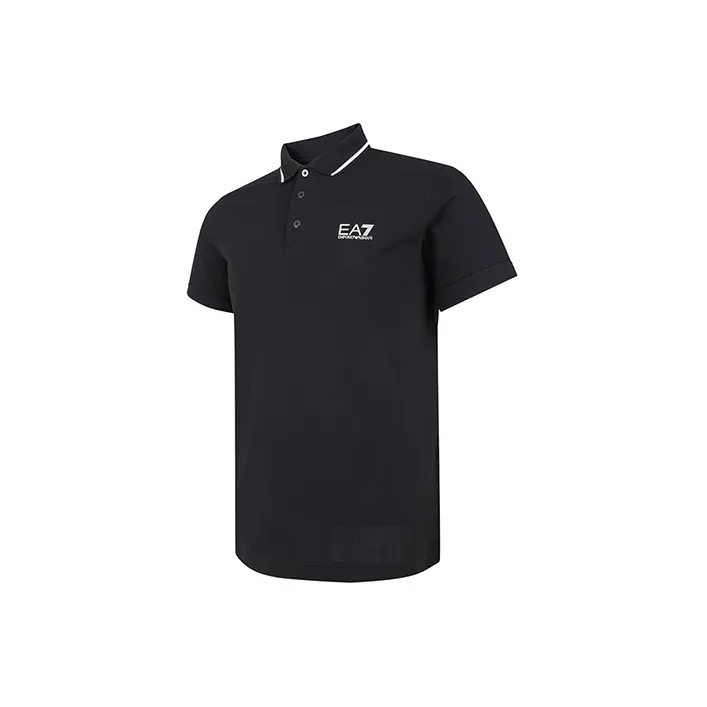 EMPORIO ARMANI Piqué weave Polo Shirt-2