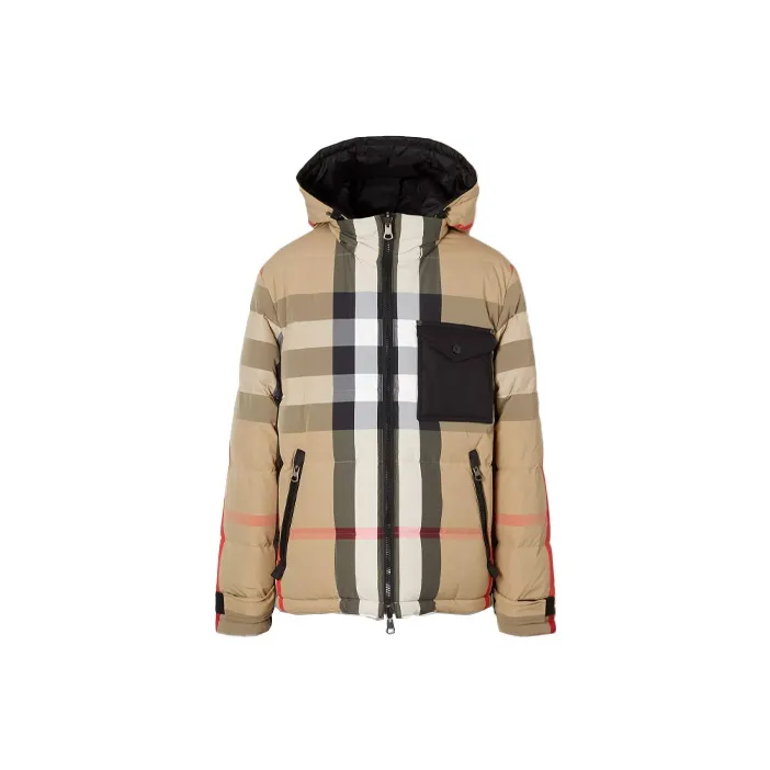 Burberry Reversible Exaggerated Check Nylon Puffer Jacket-2