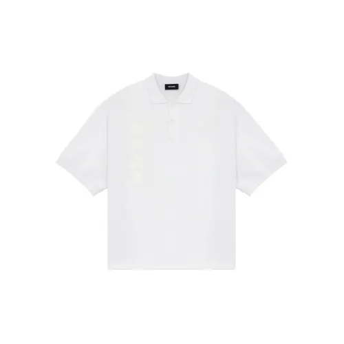 WE11DONE Polo Shirts Unisex White