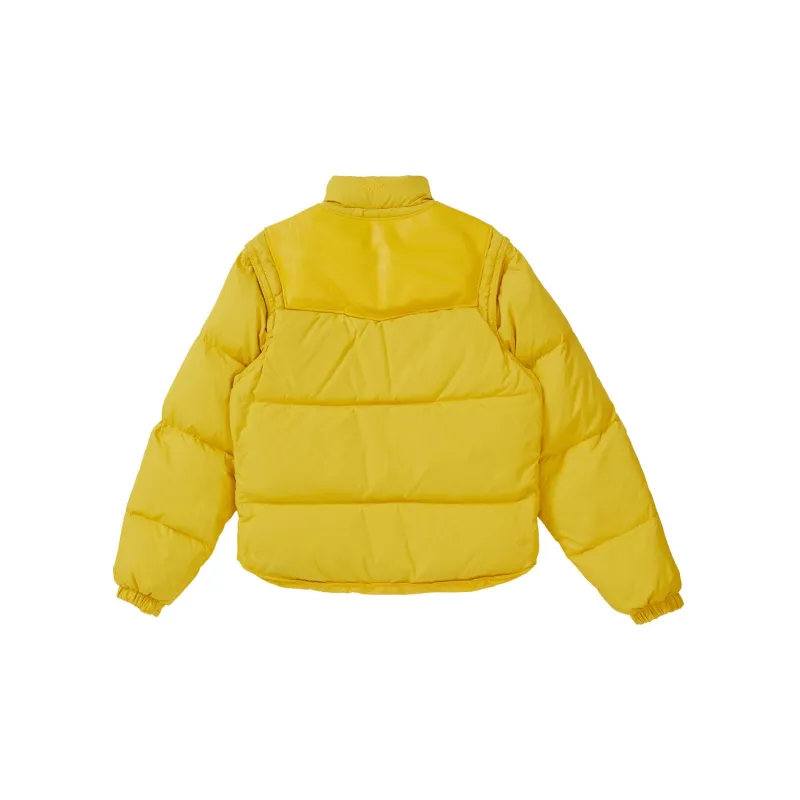 Supreme Schott Down Leather Vest Puffy Jacket-2