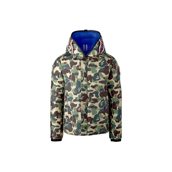 Bape X Canada Goose X Concepts Crofton Shark Hoodie-1