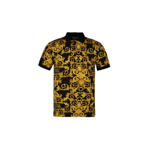 VERSACE JEANS COUTURE Polo Shirts Men Yellow