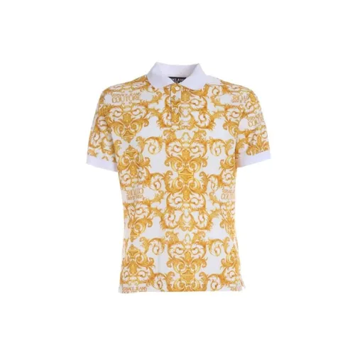 VERSACE JEANS COUTURE Polo Shirts Men White