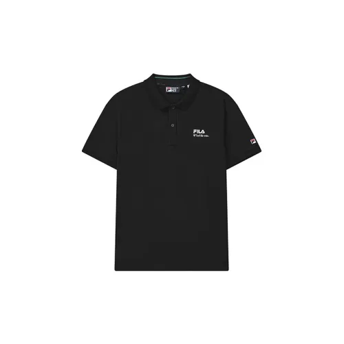 FILA Polo Shirts Men Jet Black