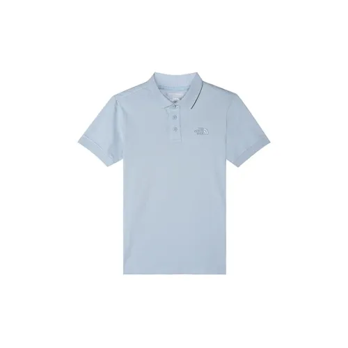 THE NORTH FACE Polo Shirts Men Light Blue