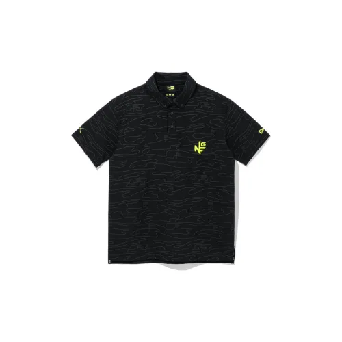 New Era Polo Shirts Men Black