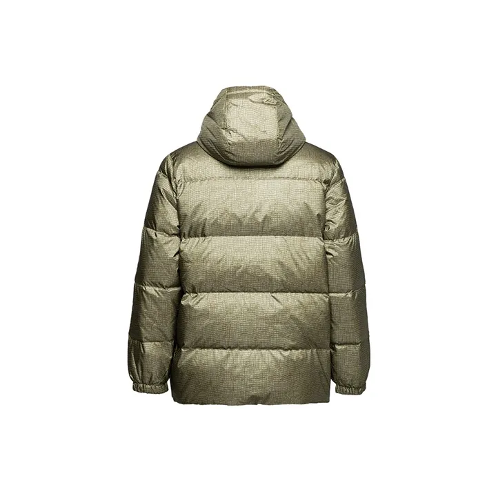 Converse Printed Down Down Jacket Men's Grass Green-1