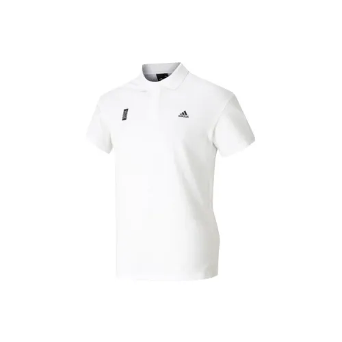 Adidas Polo Shirts Men White