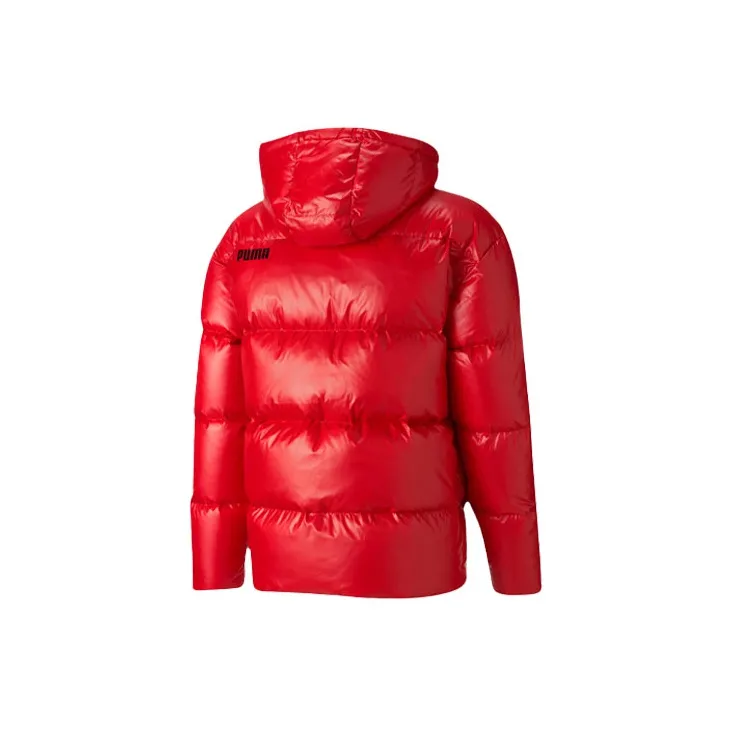 PUMA PANTS EMBOSSED Down Jackets Men Bright Red-1