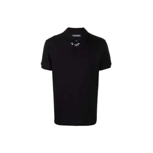 Neil Barrett Polo Shirts Men Black