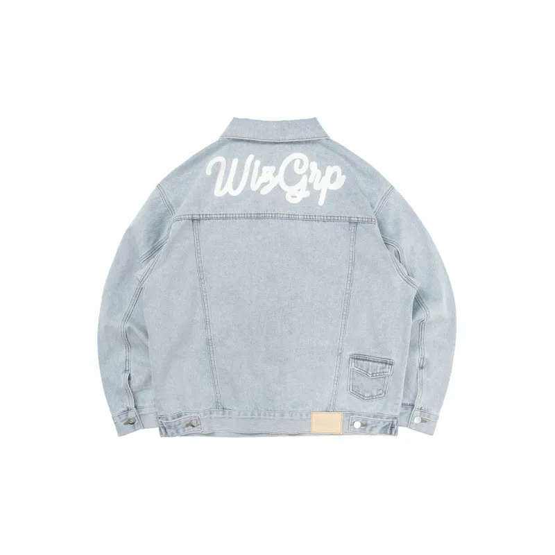 THEWIZBRAND Denim Jacket Unisex Light Blue-1