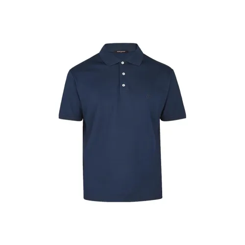 LOUIS VUITTON New Quarterly Products Of LV Polo Shirts Men Navy Blue