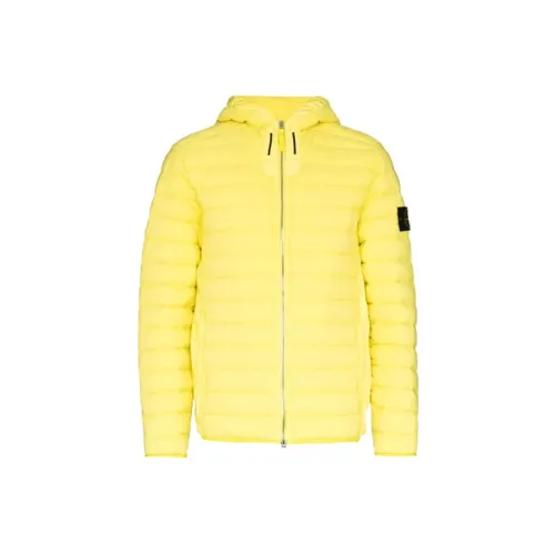 STONE ISLAND Down Jackets Men Yellow