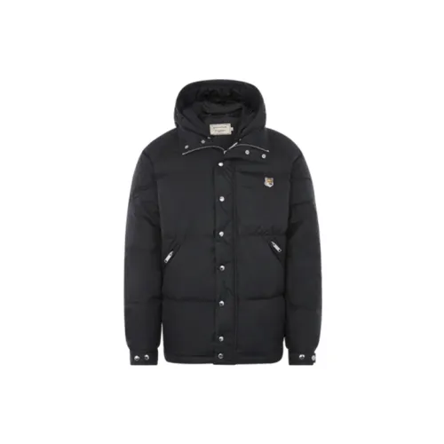 Maison Kitsune Down Jackets Men Black