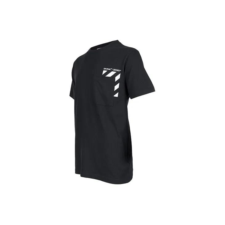 OFF WHITE Diag Stripe Pocket Tee-1
