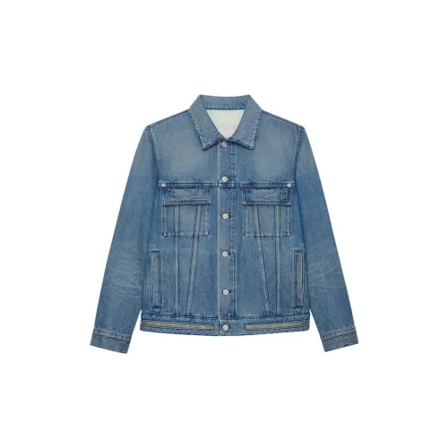 Givenchy Denim Jackets Men Blue