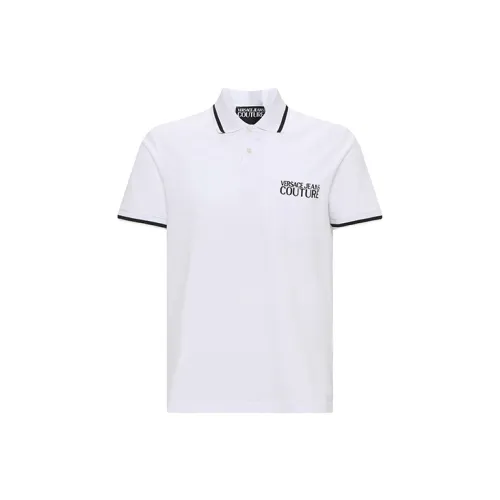 VERSACE JEANS COUTURE Polo Shirts Men White