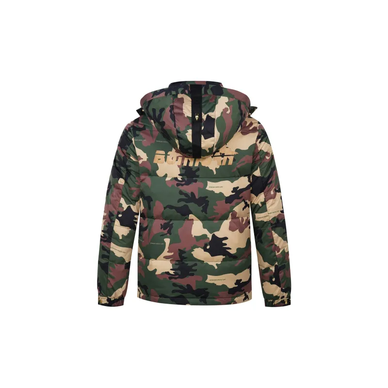 BOINIGAN VANITA Multicolor Hooded Down Jacket Men's Camouflage-1