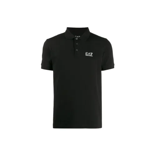 EMPORIO ARMANI Polo Shirts Men Black