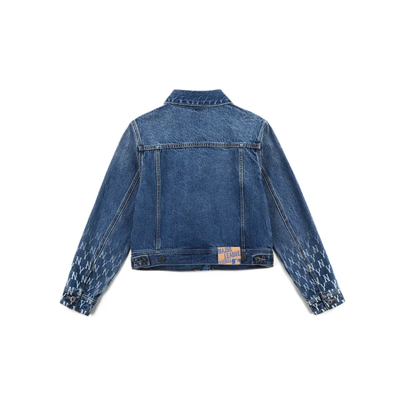 MLB Gradient Monogram Denim Jacket Unisex Blue-1