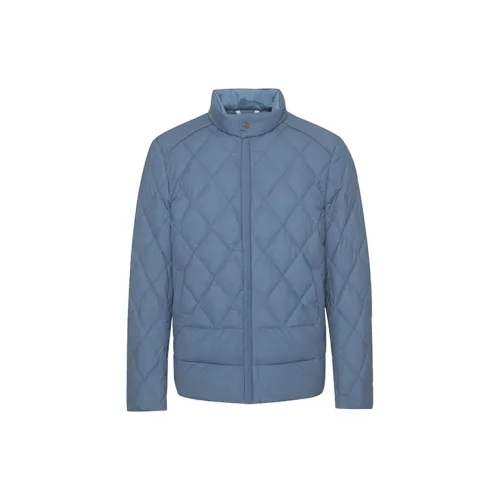 RARE Down Jackets Men Light Blue