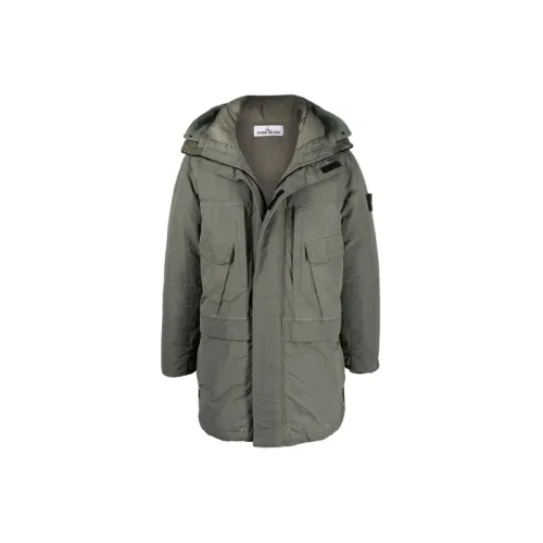 STONE ISLAND Down Jackets Men Green