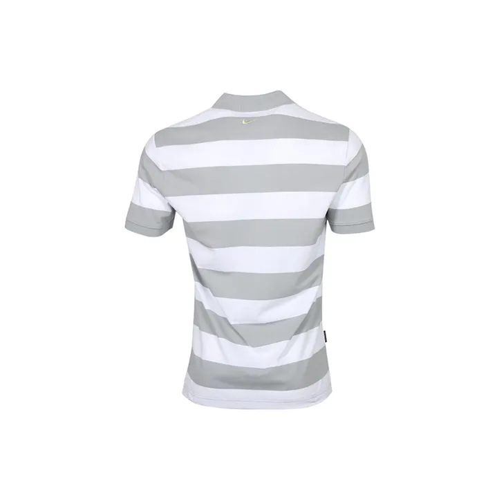 Nike Polo Shirts Men Light Gray White-1