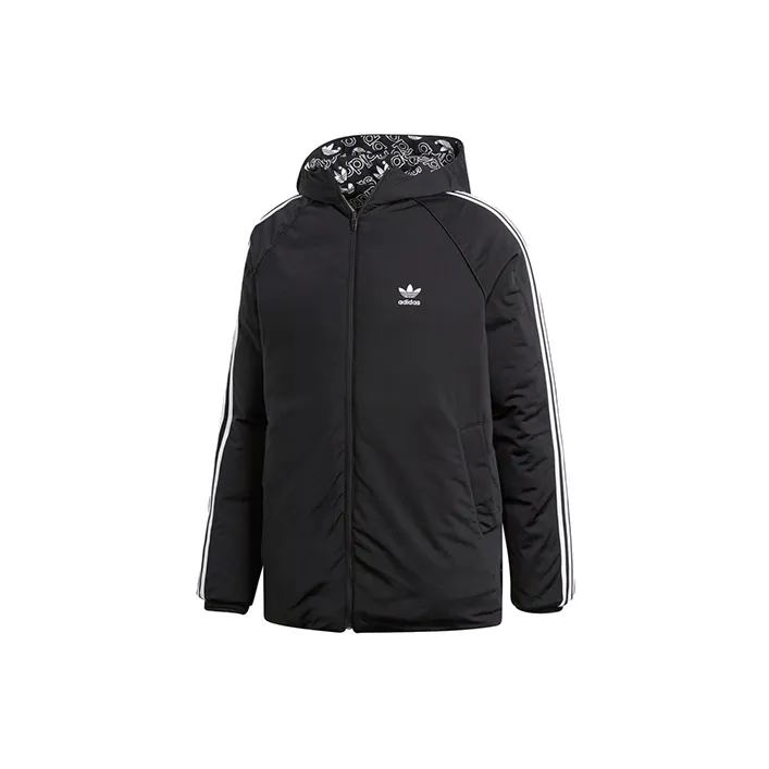 Adidas Originals Down Jacket Men's Black White-2
