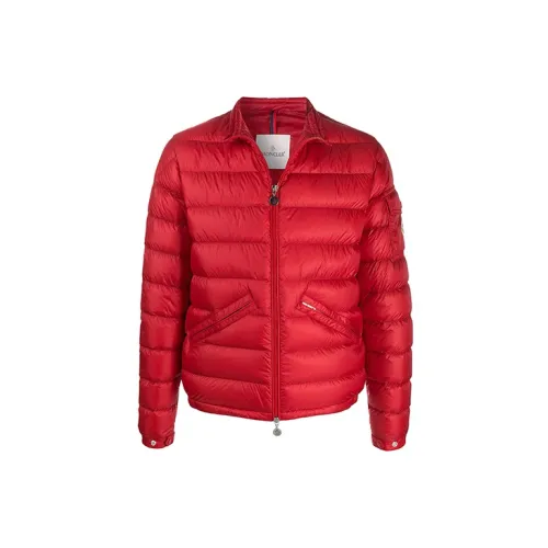 Moncler Down Jackets Men Red