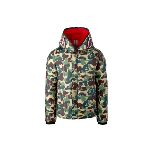 Concepts X A Bathing Ape Canada GoosexBAPExCONCEPTS Down Jackets Men Camouflage Green