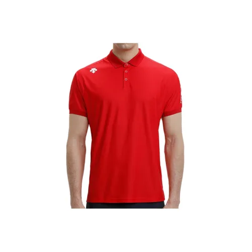 DESCENTE Swiss National Team Polo Shirts Men