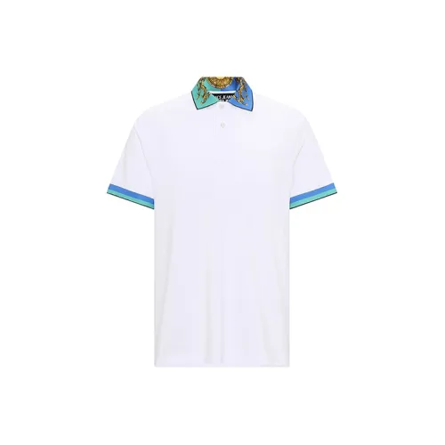 VERSACE JEANS COUTURE Polo Shirts Men White