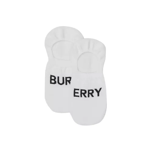 Burberry Wmns Cotton Socks 1 Packs White