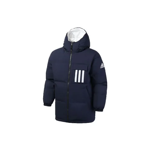 Adidas Down Jackets Men Navy Blue