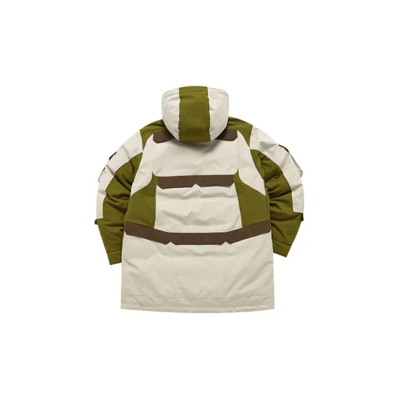 FILA FUSION x White Mountaineering Down Jacket Winter Men's Skin Gray-1