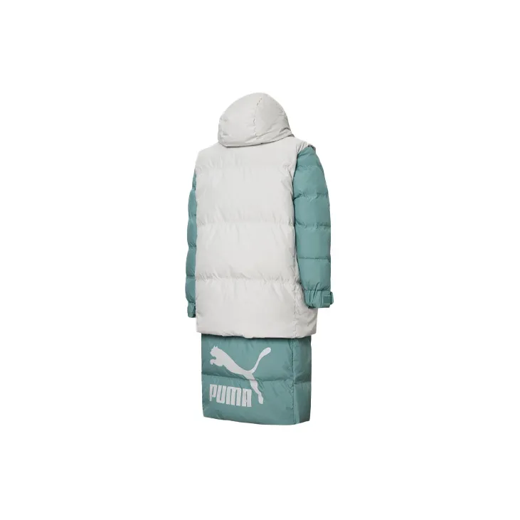 PUMA Down Jackets Men Blue Gray-1
