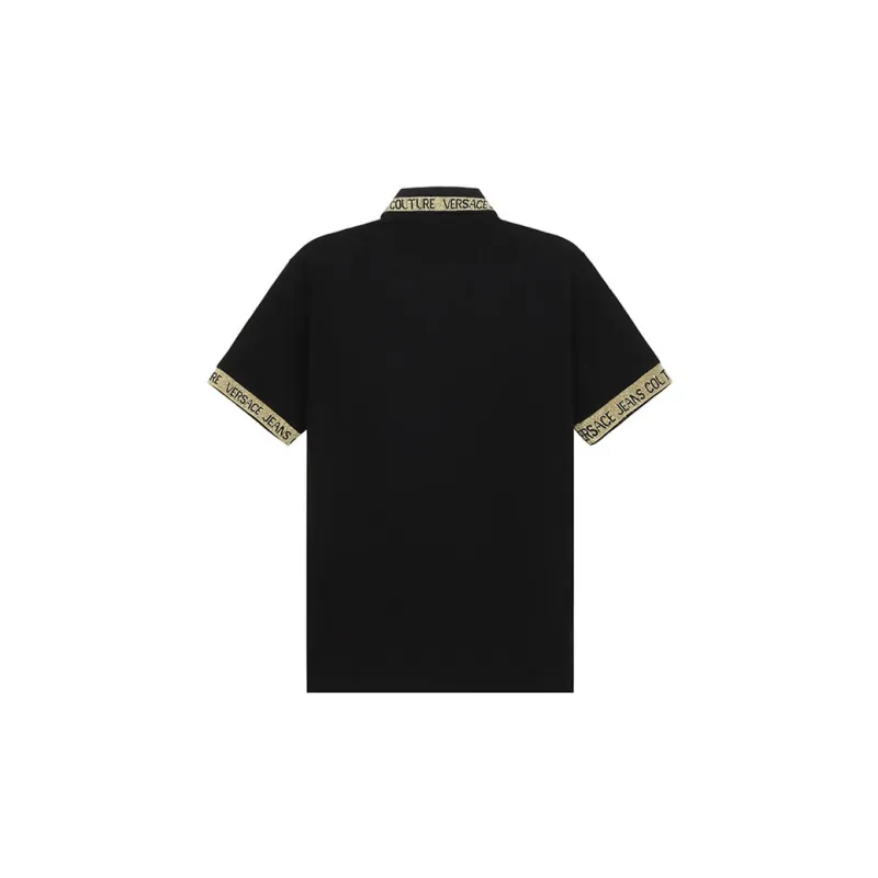 VERSACE JEANS COUTURE FW21 Polo Shirt Men's Black-1