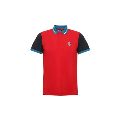 EMPORIO ARMANI Polo Shirts Men Red